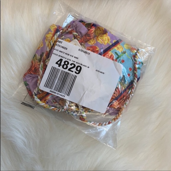 LAST CALL Anthropologie Agua Bendita Aya bikini top - Picture 9 of 9